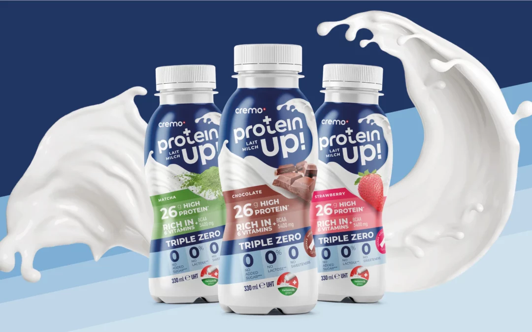 Cremo lance Protein-up!©, une nouvelle boisson lactée protéinée pour le rayon frais